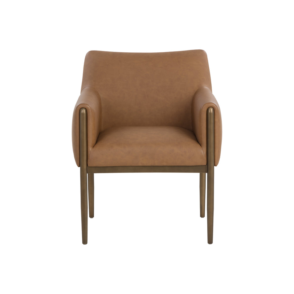 Olea Dining Armchair - Milliken Cognac