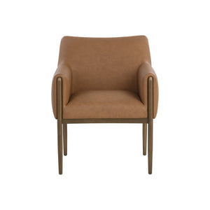 Olea Dining Armchair - Milliken Cognac