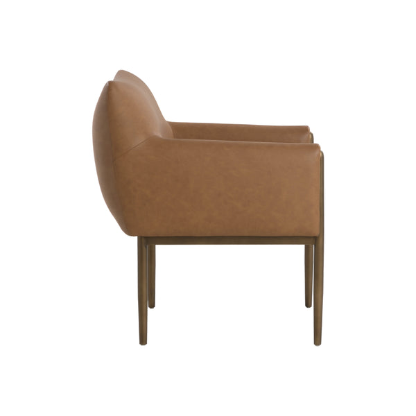 Olea Dining Armchair - Milliken Cognac