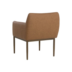 Olea Dining Armchair - Milliken Cognac