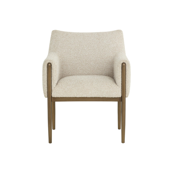 Olea Dining Armchair - Santa Cruz Oatmeal