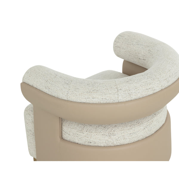 Olida Swivel Lounge Chair - Hailey Moon / Napa Beige