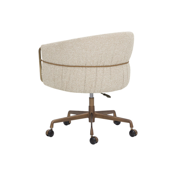 Olma Office Chair - Santa Cruz Oatmeal / Meg Taupe