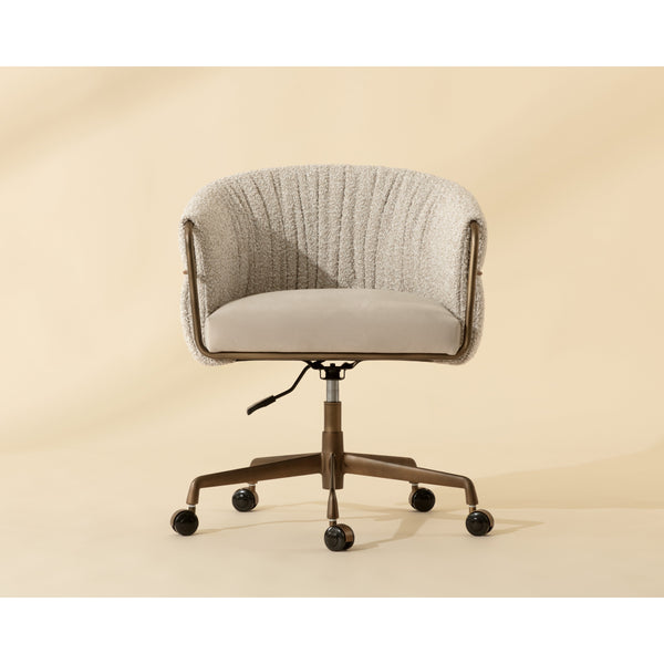 Olma Office Chair - Santa Cruz Oatmeal / Meg Taupe