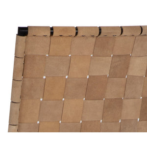 Omari Barstool - Suede Light Tan Leather