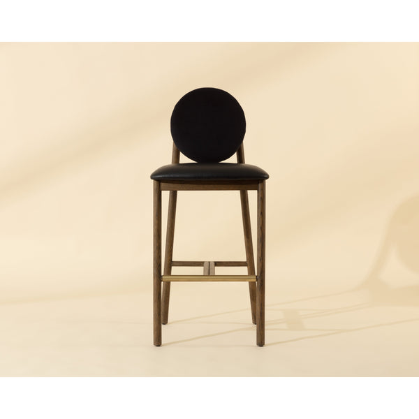 Orabell Barstool - Bravo Black / Abbington Black