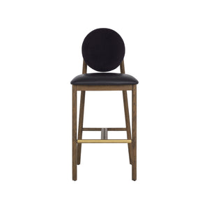Orabell Barstool - Bravo Black / Abbington Black