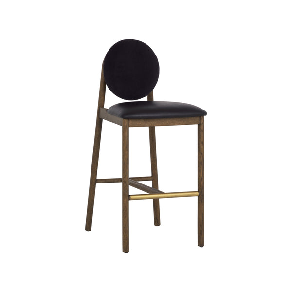 Orabell Barstool - Bravo Black / Abbington Black