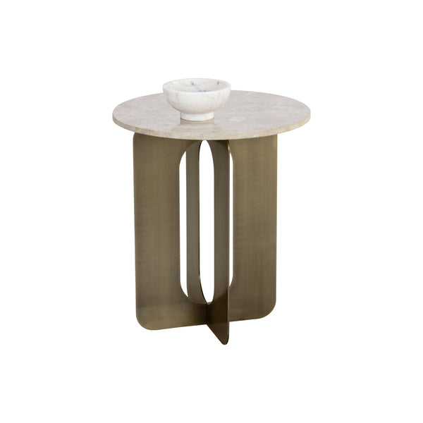 Orlo End Table - Versace Greige