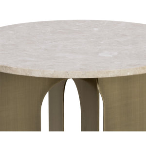 Orlo End Table - Versace Greige