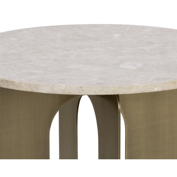 Orlo End Table - Versace Greige