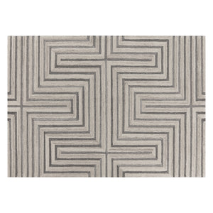 Oslow Hand Tufted Rug - Beige / Grey - 10' X 14'