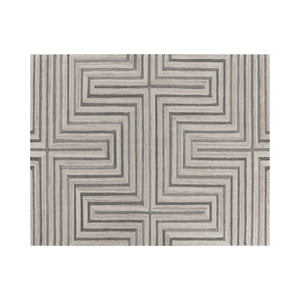 Oslow Hand Tufted Rug - Beige / Grey - 8' X 10'