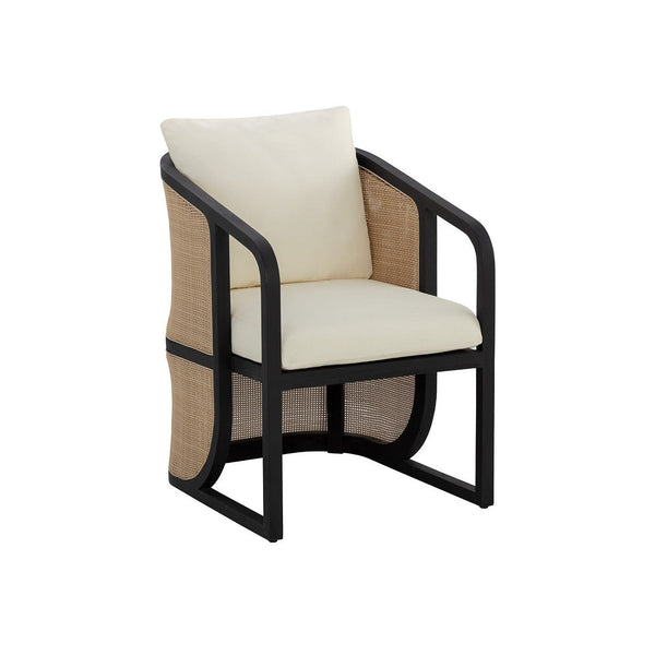 Palermo Dining Chair - Charcoal - Stinson Cream