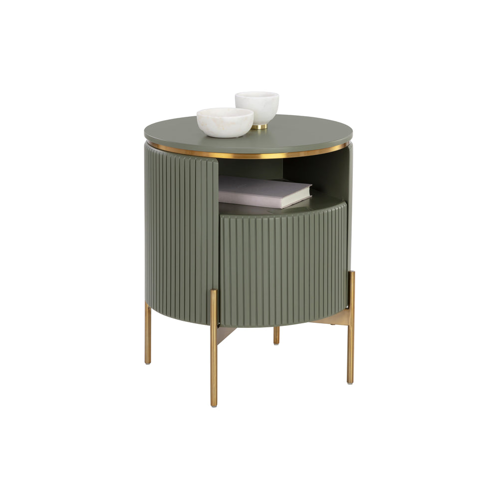 Paloma End Table - Sage Green