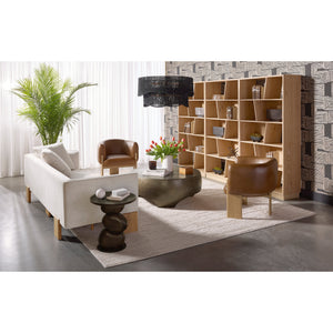 Paplo End Table Medium Brown