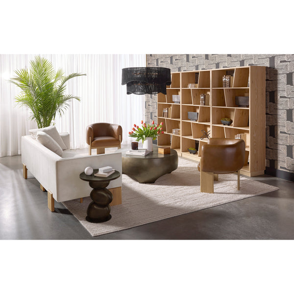 Paplo End Table Medium Brown