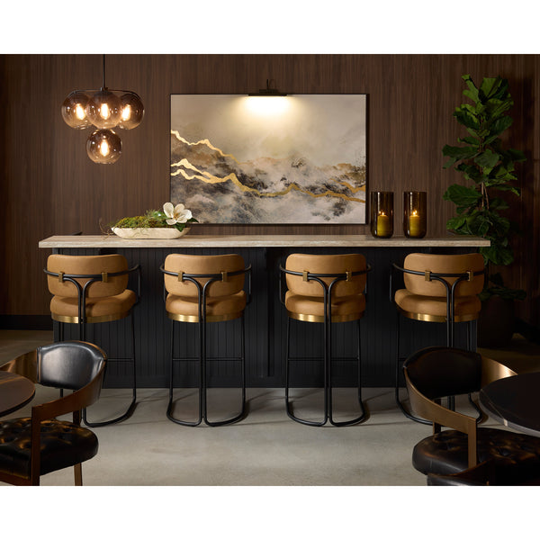 Paradise Found - 72" X 48" - Charcoal Frame