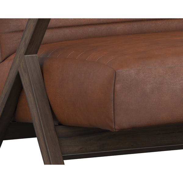 Peyton Lounge Chair - Bravo Cognac