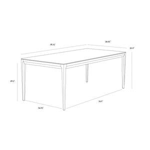 Queens Dining Table - 78.75"