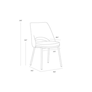 Radella Dining Chair - Bergen Taupe