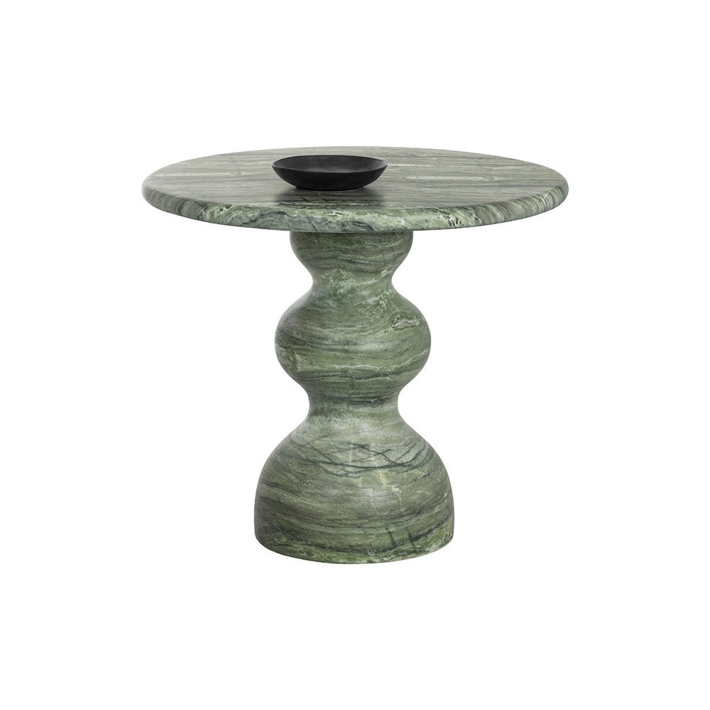 Raul Bistro Table - Marble Look - Sage - 34"