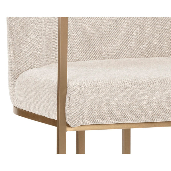 Rayla Dining Armchair - Belfast Oatmeal