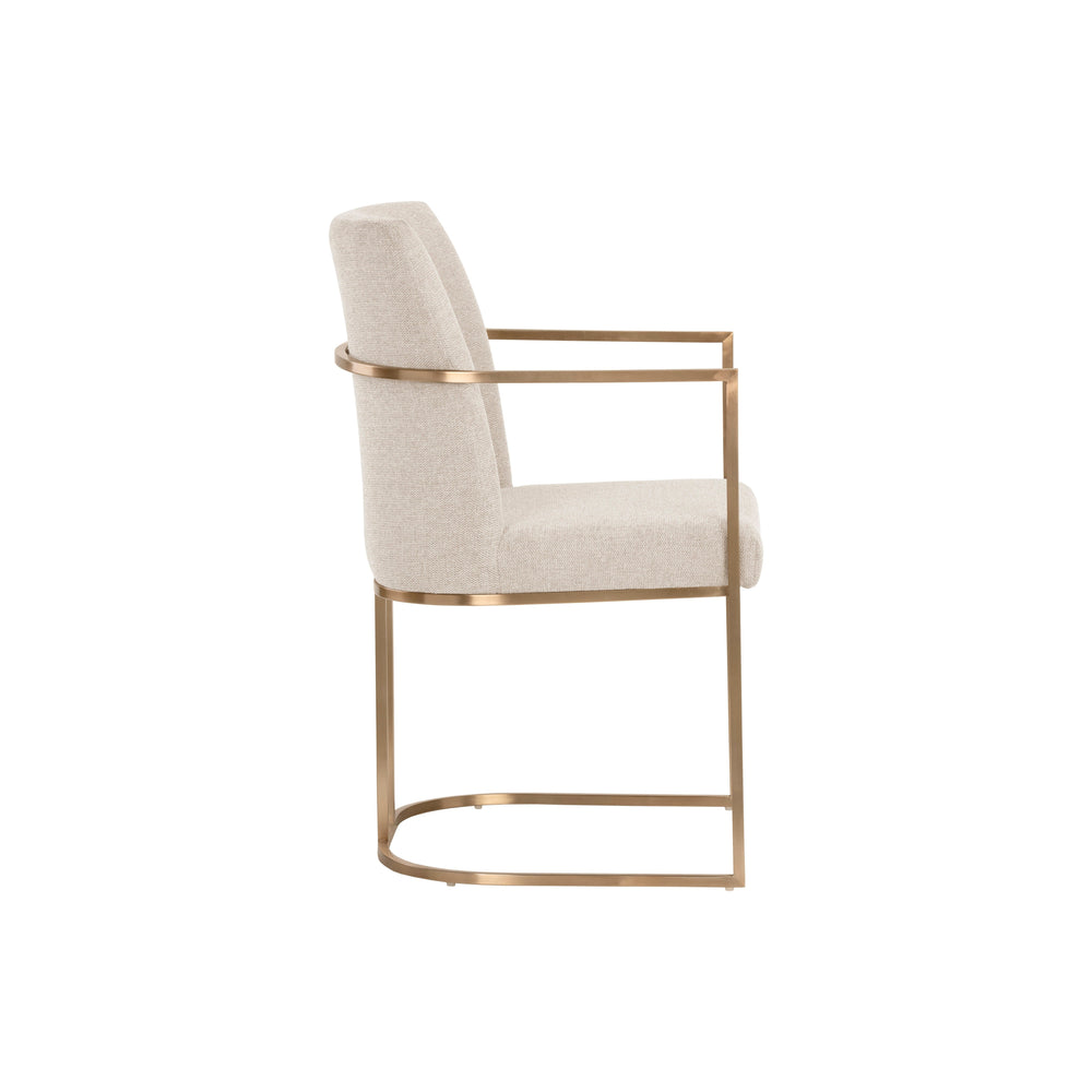 Rayla Dining Armchair - Belfast Oatmeal