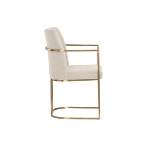Rayla Dining Armchair - Belfast Oatmeal