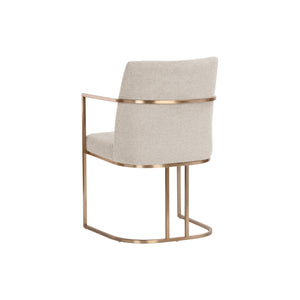 Rayla Dining Armchair - Belfast Oatmeal