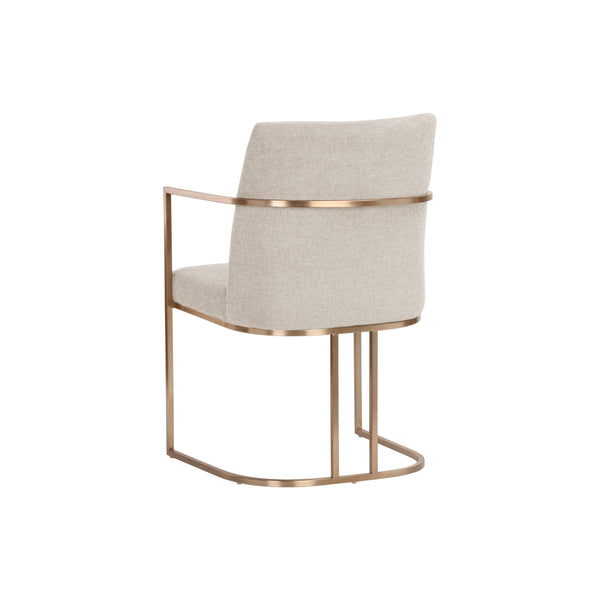Rayla Dining Armchair - Belfast Oatmeal