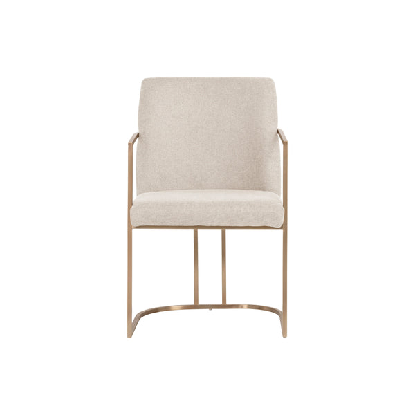 Rayla Dining Armchair - Belfast Oatmeal