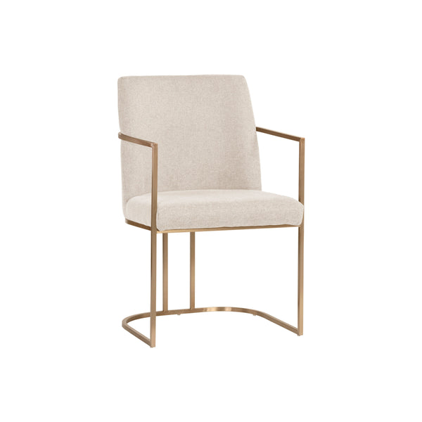 Rayla Dining Armchair - Belfast Oatmeal