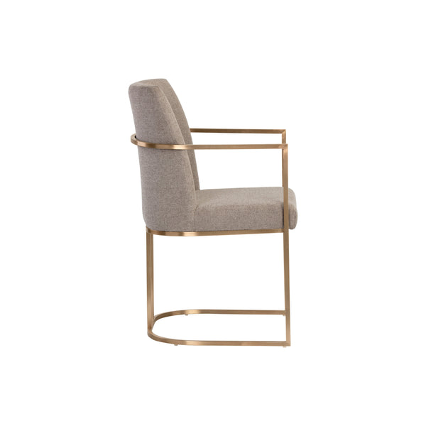 Rayla Dining Armchair - Belfast Oyster Shell