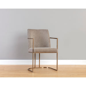Rayla Dining Armchair - Belfast Oyster Shell