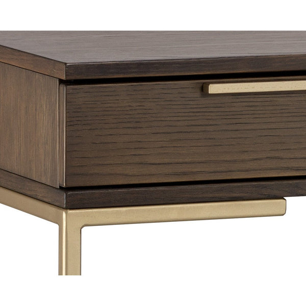 Rebel Desk - Gold - Raw Umber