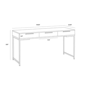 Rebel Desk - Gold - Raw Umber