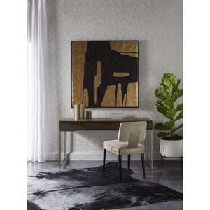 Rebel Desk - Gold - Raw Umber