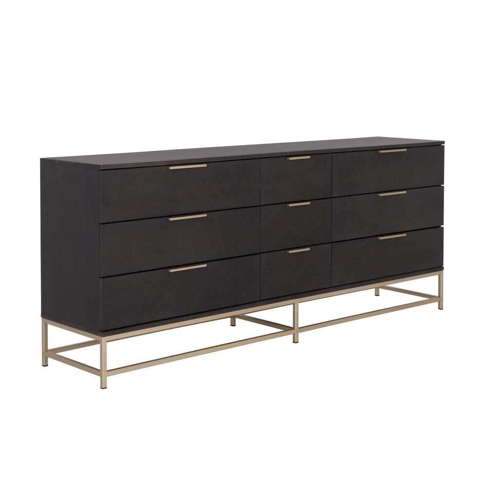 Rebel Dresser Large - Gold - Charcoal Grey