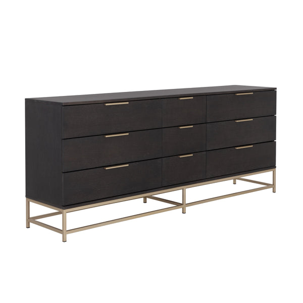 Rebel Dresser Large - Gold - Charcoal Grey
