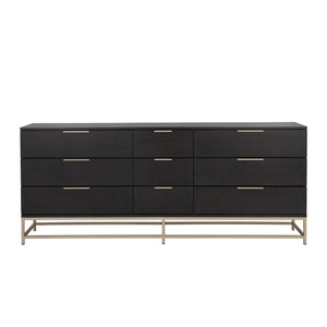 Rebel Dresser Large - Gold - Charcoal Grey