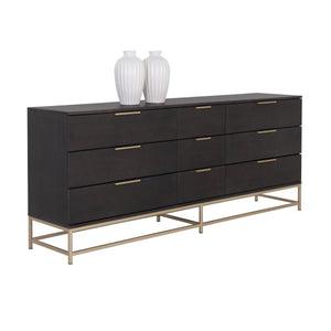 Rebel Dresser Large - Gold - Charcoal Grey