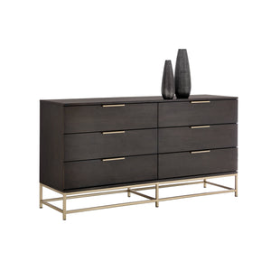 Rebel Dresser Small - Gold - Charcoal Grey