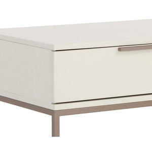 Rebel Nightstand Large - Champagne Gold - Cream