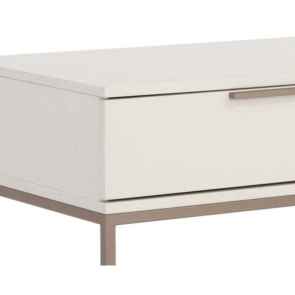 Rebel Nightstand Large - Champagne Gold - Cream