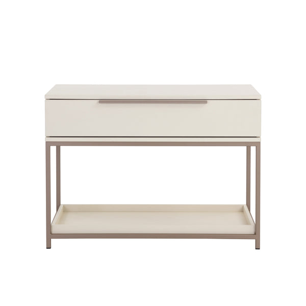 Rebel Nightstand Large - Champagne Gold - Cream