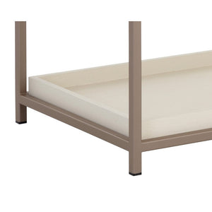 Rebel Nightstand Large - Champagne Gold - Cream