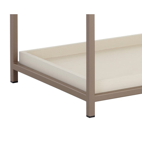 Rebel Nightstand Large - Champagne Gold - Cream