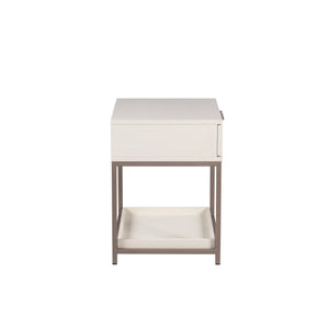 Rebel Nightstand Small - Champagne Gold - Cream