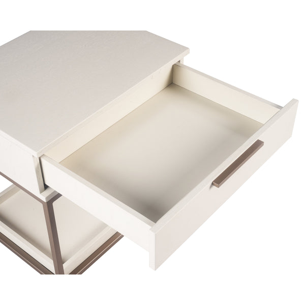 Rebel Nightstand Small - Champagne Gold - Cream